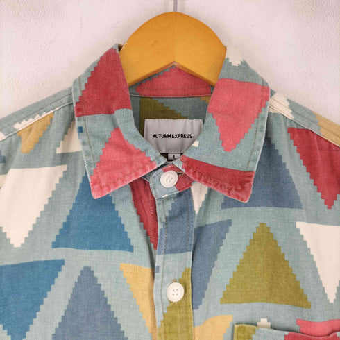 AUTUMN EXPRESS 総柄 L/S シャツ メンズ JPN:L