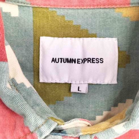 AUTUMN EXPRESS 総柄 L/S シャツ メンズ JPN:L