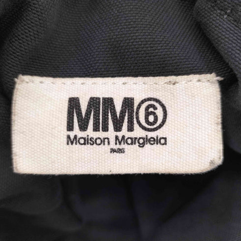 エムエムシックスメゾンマルジェラ MM6 Maison Margiela コットン ロゴプリント キャンバス トートバッグ レディース