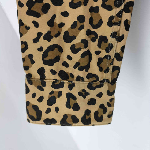 モンキータイム MONKEY TIME レオパード柄ミリタリーシャツジャケット メンズ JPN:M