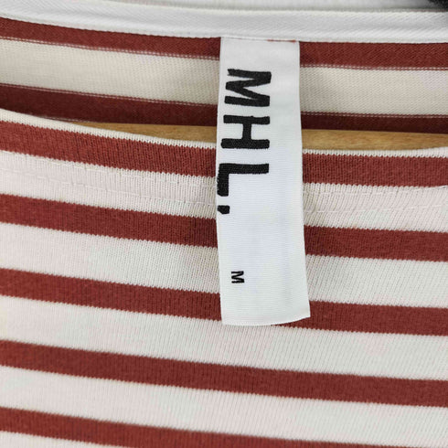 エムエイチエル MHL. ボーダー L/S バスクシャツ メンズ import:M