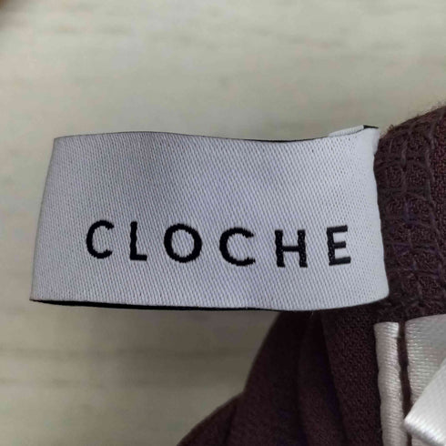 クロシェット Cloche フラップポケット ワイドパンツ レディース JPN:2