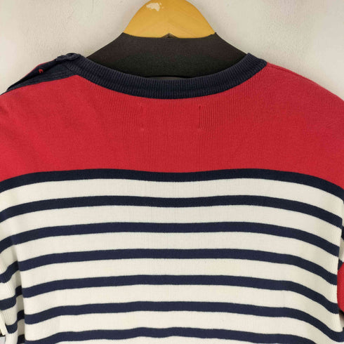 フィールズダルボー Fileuse dArvor ショルダーボタンボーダーカットソー メンズ JPN:M