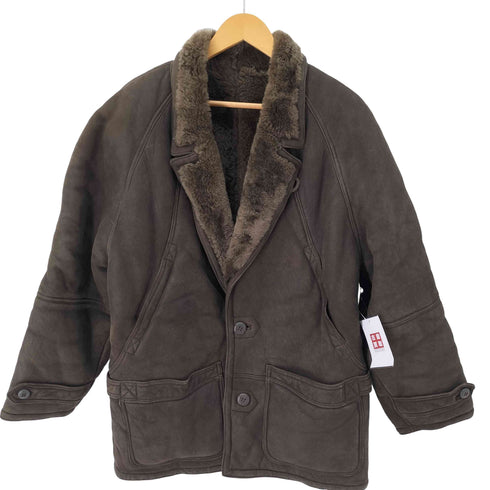 WARM COMPANY SHEARLING ムートンファーコート メンズ 50