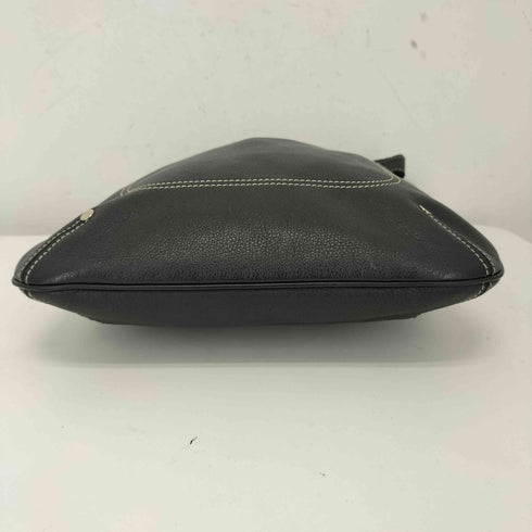 ロンシャン LONGCHAMP シボレザー ステッチショルダーバッグ メンズ