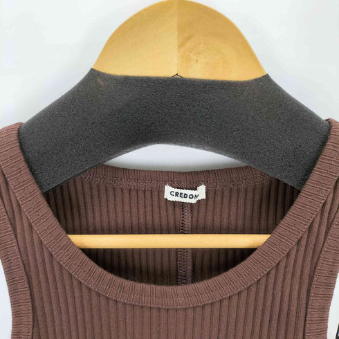 クレドナ CREDONA RIB TANK TOP レディース FREE