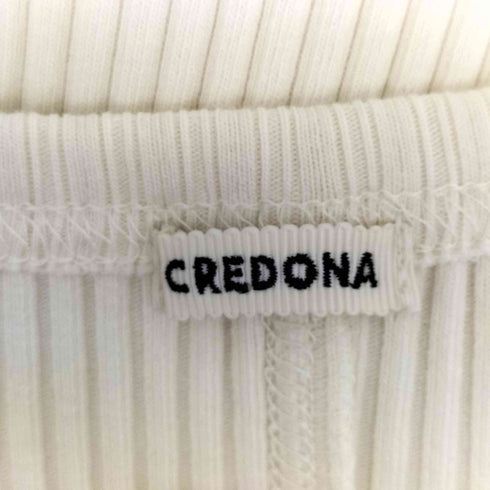クレドナ CREDONA RIB CUT DRESS レディース FREE