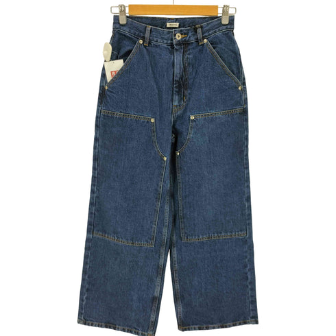クレドナ CREDONA DOUBLE KNEE WASHED DENIM PANTS レディース 0