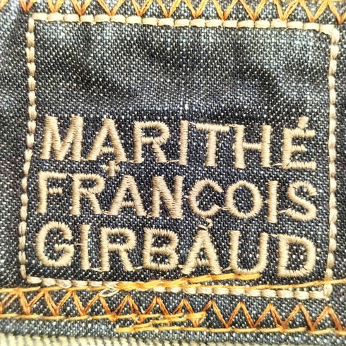 マリテフランソワジルボー MARITHE FRANCOIS GIRBAUD y2k ブーツカット デザインフレアデニムパンツ レディース SS