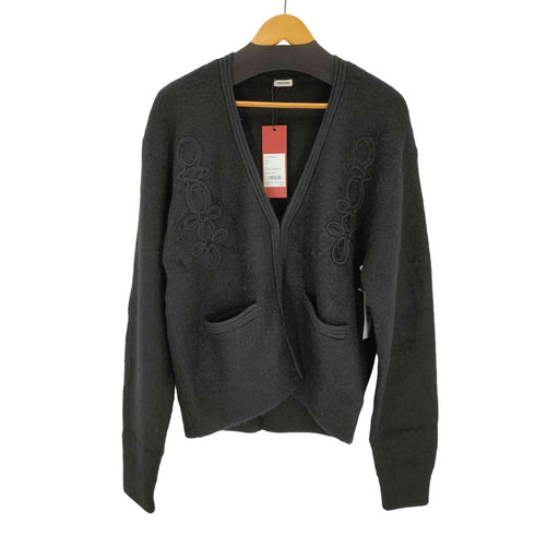 クレドナ CREDONA CREST EMBROIDERY MOHAIR KNIT CARDIGAN レディース FREE