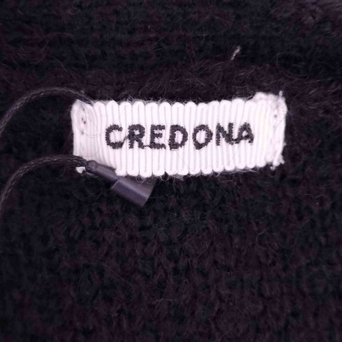 クレドナ CREDONA CREST EMBROIDERY MOHAIR KNIT CARDIGAN レディース FREE