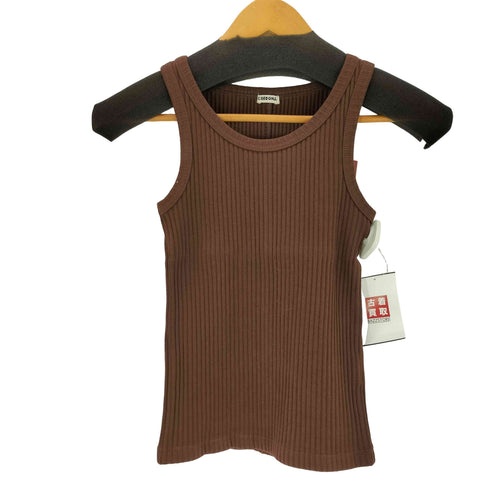 クレドナ CREDONA RIB TANK TOP レディース FREE