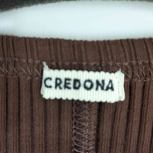 クレドナ CREDONA RIB TANK TOP レディース FREE