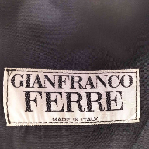 ジャンフランコフェレ GIANFRANCO FERRE Y2K スタッズ 装飾デザイン 本革 レザージャケット レディース