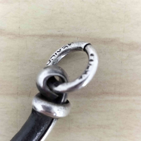 メキシカンシルバー Mexican Silver MEXICO 925 刻印 レザー コンビ シルバー ブレスレット メンズ