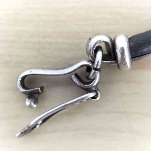 メキシカンシルバー Mexican Silver MEXICO 925 刻印 レザー コンビ シルバー ブレスレット メンズ