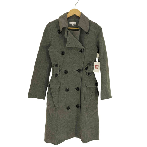 MADELEINE PRESS カシミヤ混 ロング デザインコート WOOL&CASHMERE レディース UK:6