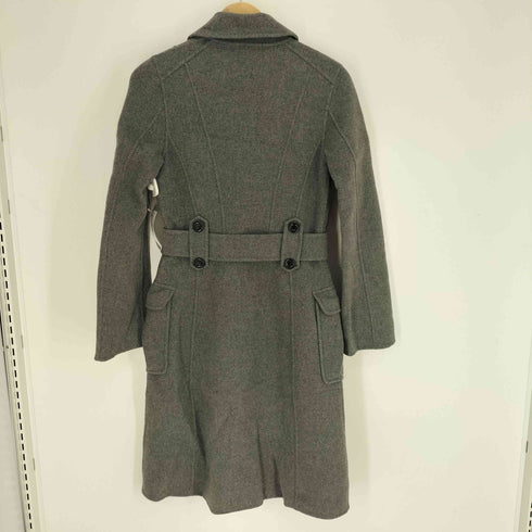 MADELEINE PRESS カシミヤ混 ロング デザインコート WOOL&CASHMERE レディース UK:6