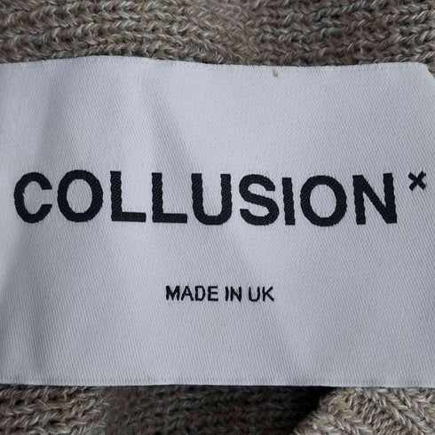COLLUSION インサイドアウト Vネック ニット メンズ import:M