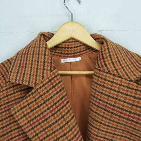 ブラウニー BROWNY ウールダブルチェスターコート レディース F