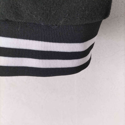 フェイクレザーレーシングスタジャン メンズ