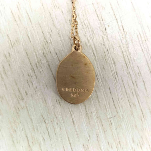 クレドナ CREDONA 925刻印 ゴールドメッキネックレス レディース FREE