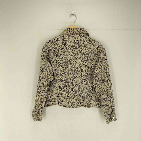 エイチアンドエム H&M レオパードトラッカージャケット Y2K レディース L