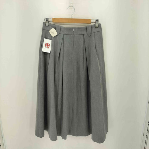 ザラ ZARA ボックスプリーツミディスカート レディース M