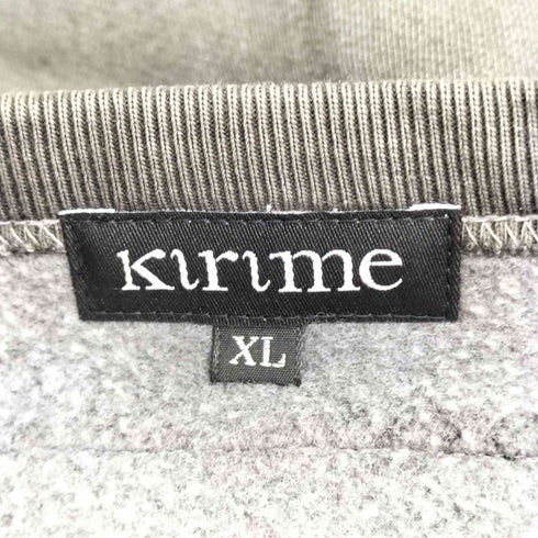 キリメ Kirime ARCH LOGO OVERDYED CREWNECK メンズ JPN:XL