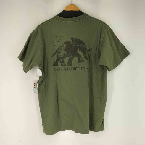 エンジニアードガーメンツ Engineered Garments PRINTED CROSS CREW NECK T-SHIRT メンズ import:M