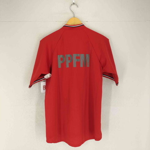 ピーピーエフエム PPFM 00s メッシュジップ半袖ブルゾンジャケット メンズ FREE