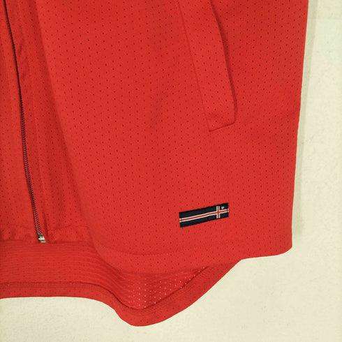 ピーピーエフエム PPFM 00s メッシュジップ半袖ブルゾンジャケット メンズ FREE