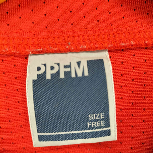 ピーピーエフエム PPFM 00s メッシュジップ半袖ブルゾンジャケット domestic メンズ FREE