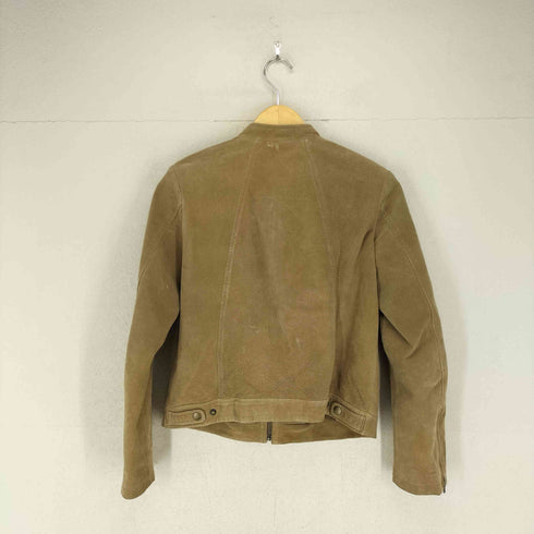 シンプリシテェ SIMPLICITE ピッグレザースエードジップブルゾンジャケット レディース 36