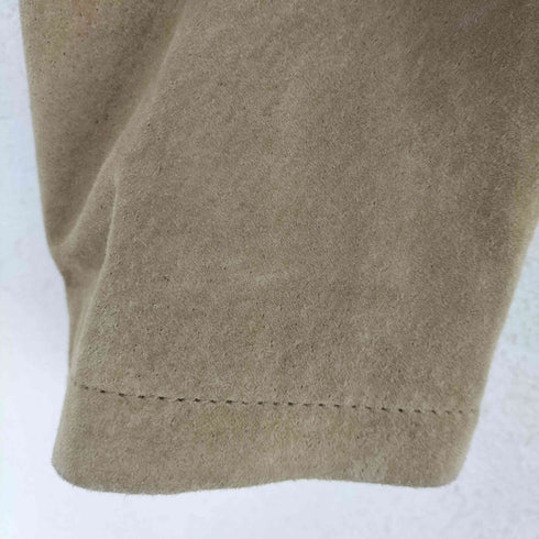 シンプリシテェ SIMPLICITE ピッグレザースエードジップブルゾンジャケット レディース 36