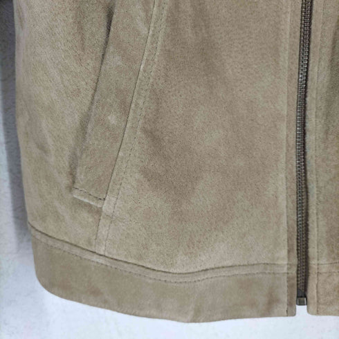 シンプリシテェ SIMPLICITE ピッグレザースエードジップブルゾンジャケット レディース 36