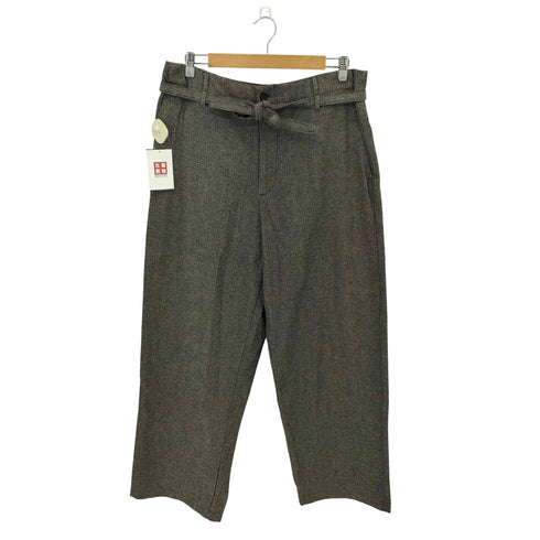 ザラ ZARA HERRINGBONE BELTED TROUSERS ヘリンボーン トラウザーパンツ メンズ 44
