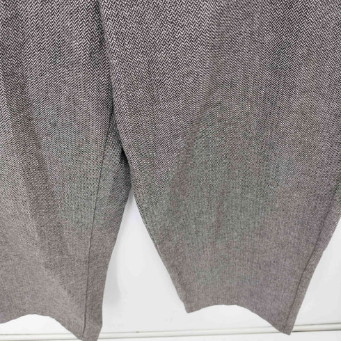 ザラ ZARA HERRINGBONE BELTED TROUSERS ヘリンボーン トラウザーパンツ メンズ 44