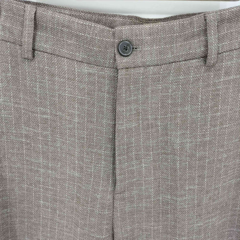 ザラ ZARA STRIPED TEXTURED SUIT TROUSERS ストライプ テクスチャード トラウザーパンツ メンズ 44