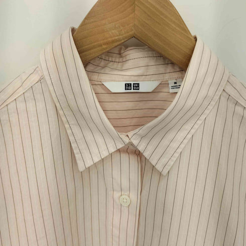 ユニクロ UNIQLO コットンシャツ/ストライプ レディース JPN:M