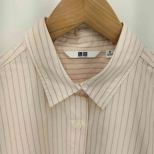 ユニクロ UNIQLO コットンシャツ/ストライプ レディース JPN:M