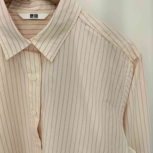 ユニクロ UNIQLO コットンシャツ/ストライプ レディース JPN:M