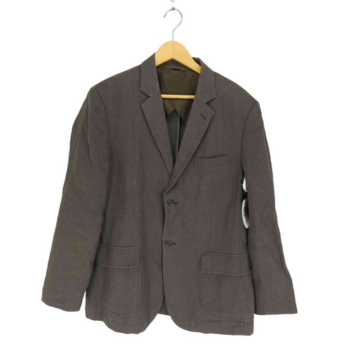 エディーバウアー Eddie Bauer リネン100 2Bテーラードジャケット メンズ M