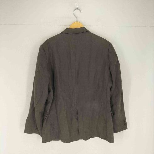 エディーバウアー Eddie Bauer リネン100 2Bテーラードジャケット メンズ M