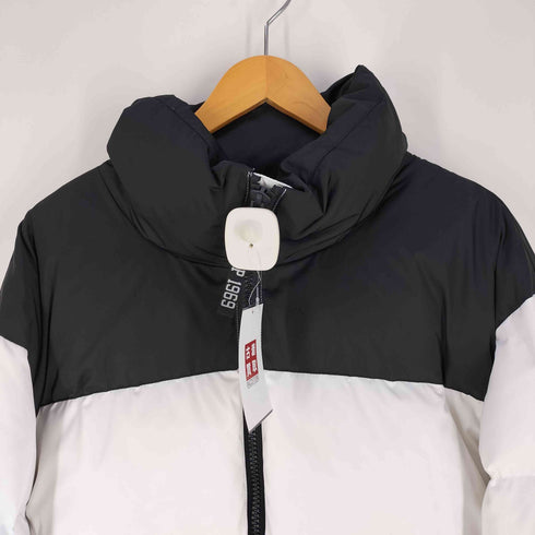 ギャップ Gap ロゴパッチ 裾ドローコード ダウンジャケット メンズ import:L