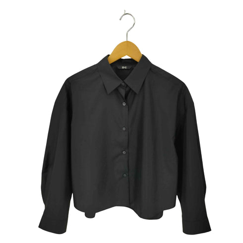 ユニクロシー UNIQLO:C クロップドシャツ/長袖 レディース JPN:L