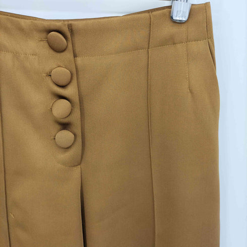 ザラ ZARA サテン地 ワイドレッグパンツ レディース XS