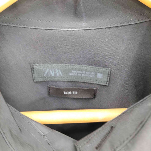 ザラ ZARA SLIM FIT ロングスリーブ ストレッチシャツ メンズ M