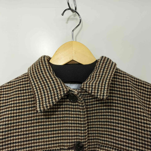 アデイインザライフユナイテッドアローズ A day in the life UNITED ARROWS メルトン チェック CPO ジャケット レディース