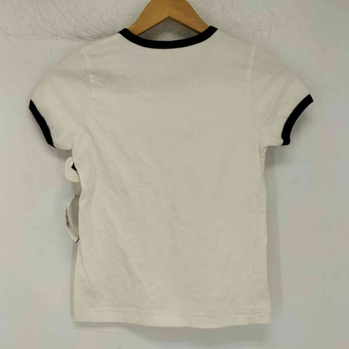 ジャマイカ製 紙タグ フロントプリントリンガーTシャツ レディース SMALL